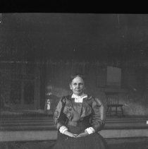 Negative of Virginia E. B. Pennypacker at Pennypacker Mills