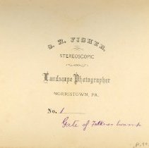 Caption on the the back of the stereograph