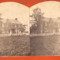 Stereograph of old Lutheran Parsonage, New Hanover