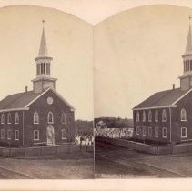 Stereograph of Keelor's Church, Frederick