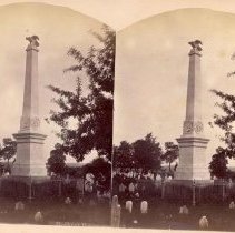 Stereograph of Shunk monument, Trappe