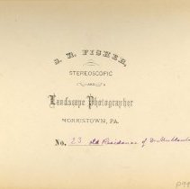 Caption on the the back of the stereograph