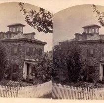 Stereograph of house of Dr. Muhlenberg, Trappe