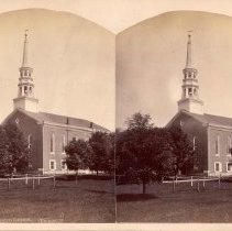 Stereograph of New Augustus Lutheran Church, Trappe