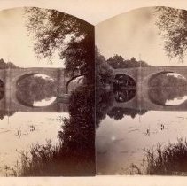 Stereograph of Perkiomen bridge