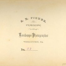 Caption on the the back of the stereograph