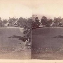 Stereograph of Audubon's residence, Mill Grove