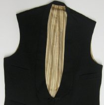 Man's black vest