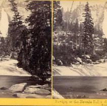 Stereograph of Yowiye or the Nevada Fall and Pool