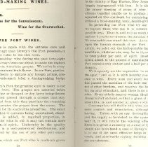 Wine list for H. T. Dewey & Sons Co., pages 24 and 25