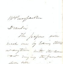 Letter to Samuel W. Pennypacker from Edward Ingersoll