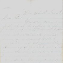 Letter to Samuel W. Pennypacker from Isaac R. Pennypacker, page 1