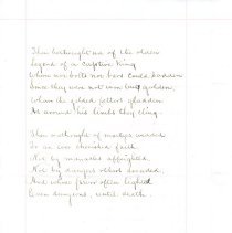 Poem, "Chains," to Virginia E. Broomall from Samuel W. Pennypacker, page 2