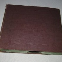 Brown record album "His Master's Voice" with 10 sleeves for albums