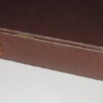 Brown record album "His Master's Voice" - view of spine