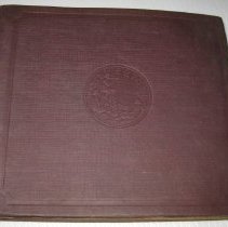 Brown record album "Silverstone" with 12 sleeves for records