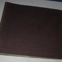 Brown record album "His Master's Voice" with 10 sleeves for albums