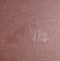 Brown record album "His Master's Voice" - cover with dog and phonograph