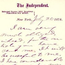 Postal card to Samuel W. Pennypacker from H. K. Carroll