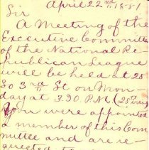 Postal card to Samuel W. Pennypacker from Hampton L. Carson