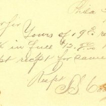 Postal card to Samuel W. Pennypacker from T .S. Cadwallader