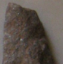 Arrowhead with broken point