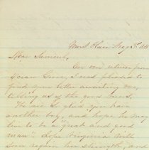 Letter to Samuel W. Pennypacker from Gertrude W. Thompson, page 1