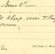 Postal card to Samuel W. Pennypacker from The John A. Roebling's Sons Co.