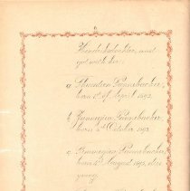 Manuscript Pedigree of the Family Pannebakker, page 6