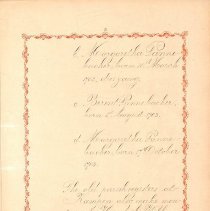 Manuscript Pedigree of the Family Pannebakker, page 5