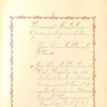 Manuscript Pedigree of the Family Pannebakker, page 9