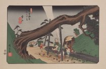 Motoyama from the series Sixty-Nine Stations of the Kisokaido Highway