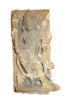 Stele Fragment with Standing Vishnu