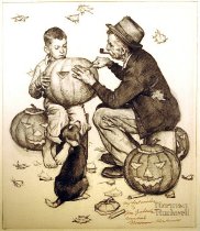Study for Old Man and Boy: Halloween