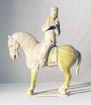 Equestrian Official Playing a Musical Instrument