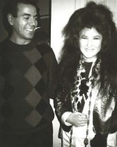 Tama Janowitz and Unidentified Man