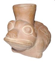 Vessel in the form of a Frog