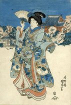 View of Ueno Park (part of triptych w/76.07.23 - 24)