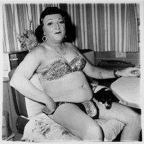 Hermaphrodite and a Dog in a Carnival Trailer, MD 1970