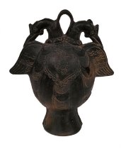 Twin Condor Whistling Water Jar