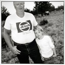 Father and Son, Christian Bikers, Arizona, 1988, from the portfolio, In America