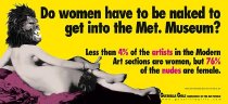 Do women have to be naked to get into the Met. Museum?