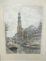 Westertoren Met Prisengracht