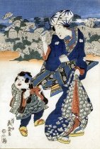 Untitled (female figure and child)