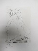 "Oedipus puts out his own eyes" from "King Oedipus"