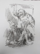 Lear and Fool - from portfolio "King Lear"