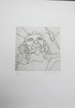 Head of Zeus (from the monograph "Death of Hektor")