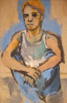 Edward Brezinski, Portrait of Joseph Masheck, 91.34