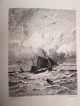 Dupre (Jules), Bateau Pecheur et Barques