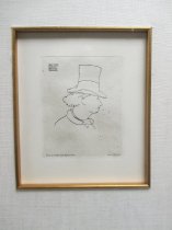 Profile of Charles Baudelaire with Hat II (Charles Baudelaire de profil en chapeau II)